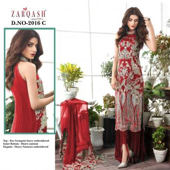 Zarqash Faiza Georgette Pakistani Suits wholesaler