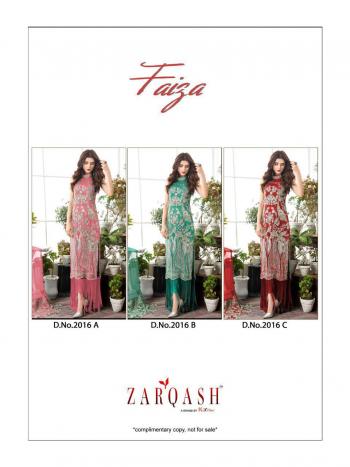 Zarqash Faiza Georgette Pakistani Suits wholesaler