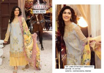 Zarqash Mushq Lawn Cotton Pakistani Suits wholesaler