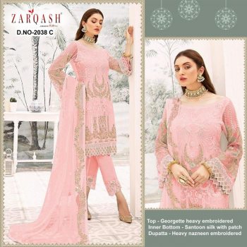 Zarqash Noor Georgette Pakistani Suits wholesaler