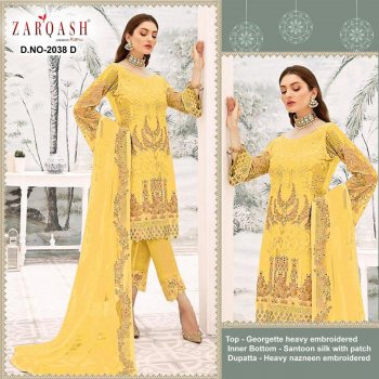 Zarqash Noor Georgette Pakistani Suits wholesaler