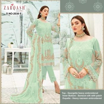 Zarqash Noor Georgette Pakistani Suits wholesaler