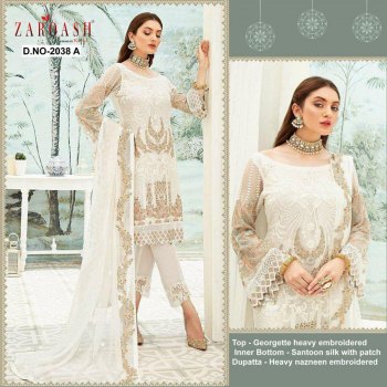 Zarqash Noor Georgette Pakistani Suits wholesaler