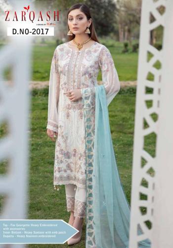 Zarqash Ramsha  hit list Pakistani Suits wholesaler