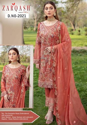 Zarqash Ramsha  hit list Pakistani Suits wholesaler