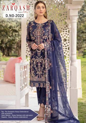 Zarqash Ramsha  hit list Pakistani Suits wholesaler