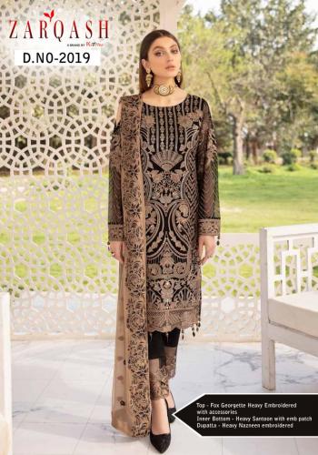 Zarqash Ramsha  hit list Pakistani Suits wholesaler