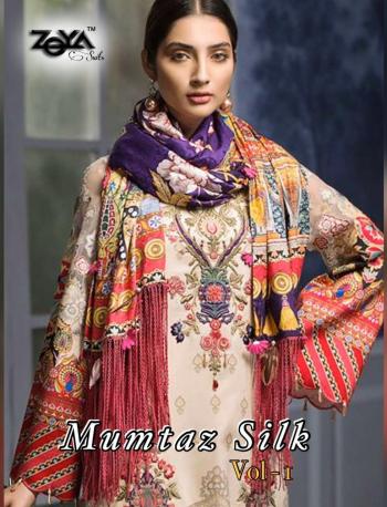 Zeya Suits Mumtaz satin Silk pakistani Suits Wholesaler