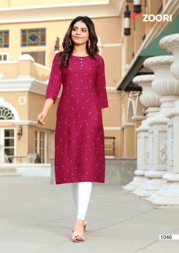 Zoori Akshara vol 6 Rayon Kurtis catalog wholesaler