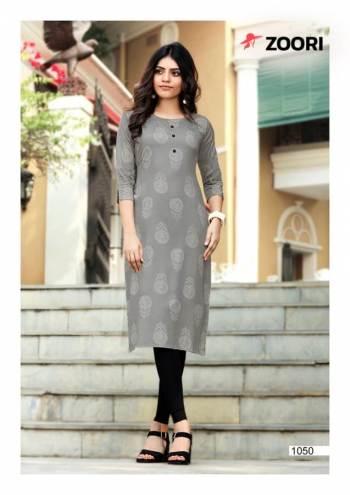 Zoori Akshara vol 6 Rayon Kurtis catalog wholesaler