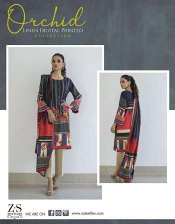 ZS Textile Orchid pakistani Suits wholesaler