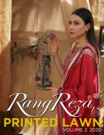 ZS textile rangreza Lawn vol 2 Pakistani Suits Wholesaler