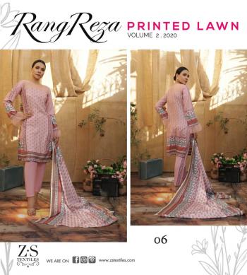 ZS textile rangreza Lawn vol 2 Pakistani Suits Wholesaler