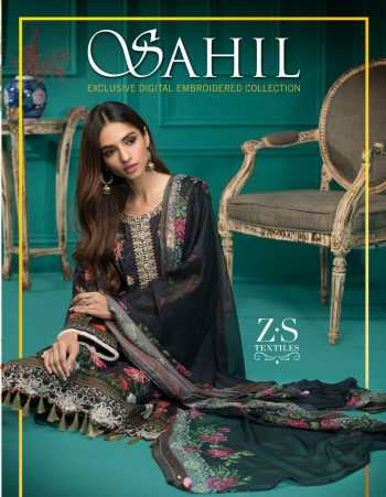 ZS textile Sahil lawn pakistani Suits Wholesaler