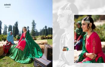 Zubeda Aahana Satin Georgette Wedding Salwar Kameez wholesaler