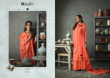 Zulfat Gulmohar Cotton Salwar Kameez wholesaler