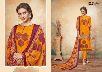 Zulfat Gulnaaz Cotton Suits buy wholesale Price