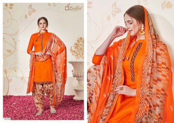 Zulfat Husna E Patiala Jam Cotton Salwar Kameez wholesaler