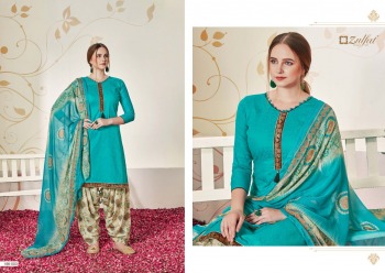 Zulfat Husna E Patiala Jam Cotton Salwar Kameez wholesaler