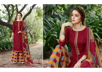 Zulfat patiala Beats Pashmina Winter Woollen Salwar kameez