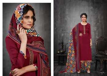 Zulfat patiala dreams Pashmina Winter Salwar Kameez wholesaler