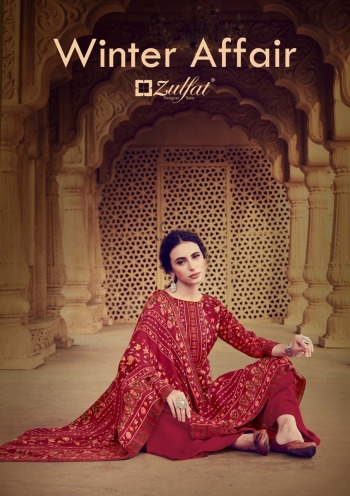 Zulfat Winter Affair vol 2 Pashmina Woollen Suits wholesaler